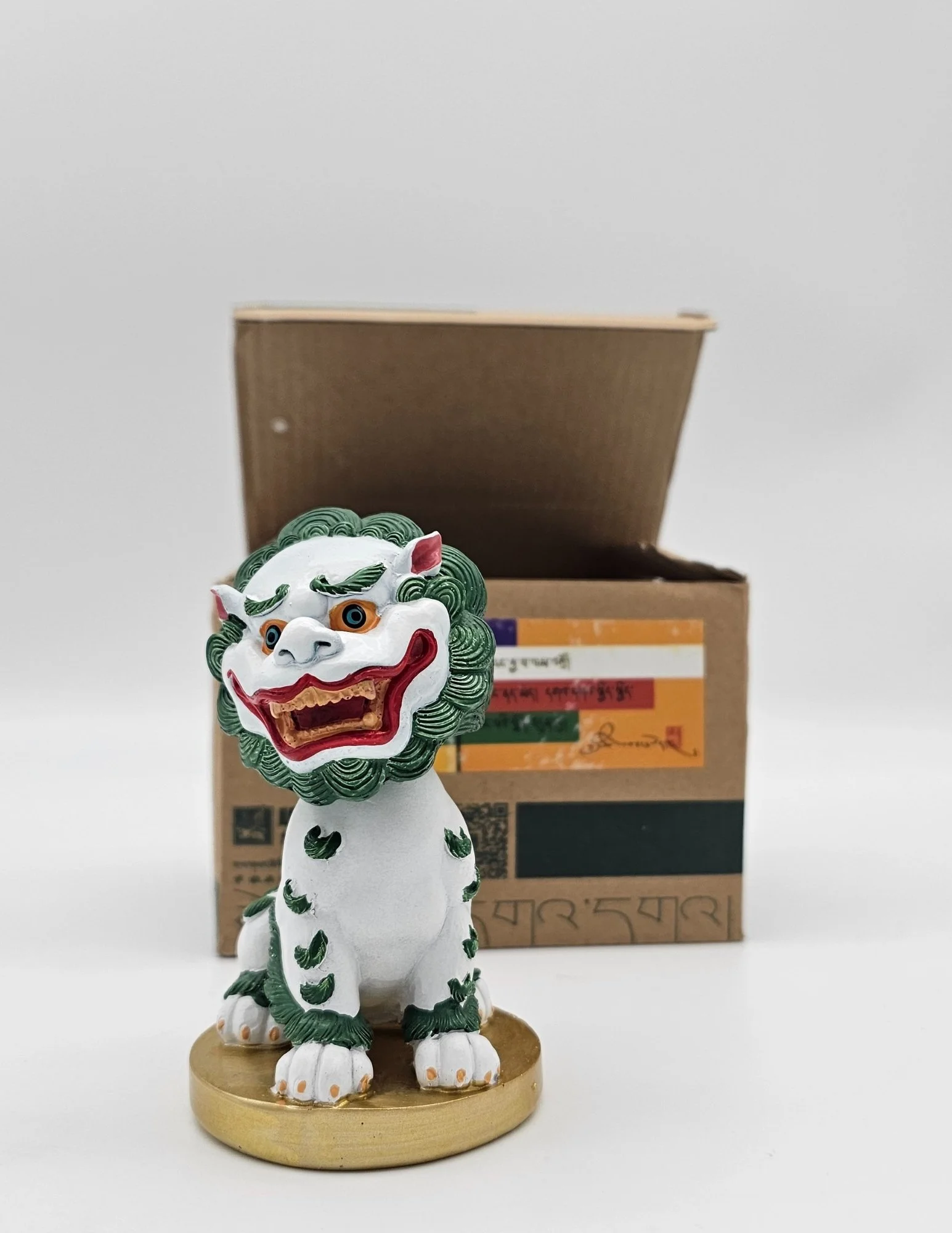 Tibetan+Snowlion+bobblehead+